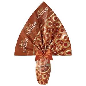 Generico Lindt LINDOR Uovo di Pasqua Nocciola con Ripieno Morbido, Cioccolato al Latte con Granella di Nocciola, 360g