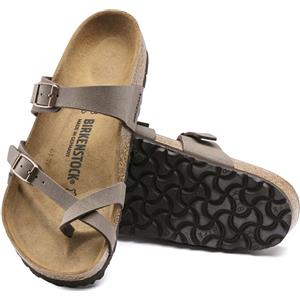 Birkenstock Sandalo Infradito Mayari Birko-Flor Nubuk Mocca Donna Calz. Normale