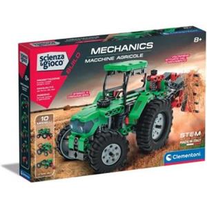 Clementoni Scienza e Gioco Build - Set Costruzioni Macchine Agricole, 240 Pezzi, 10 Modelli per Bambini 8 Anni, Made in Italy