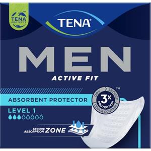 Tena Men Pannolone Sagomato Livello 1 - Assorbente per Incontinenza Maschile, 12 Pezzi