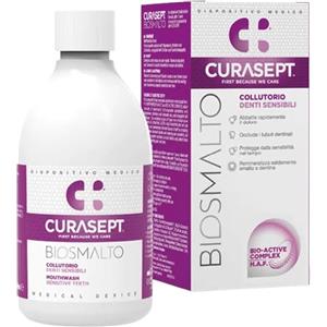 CURASEPT BIOSMALTO Collutorio Denti Sensibili - Ricostruisce e Remineralizza Smalto e Dentina, Riduce la Sensibilità