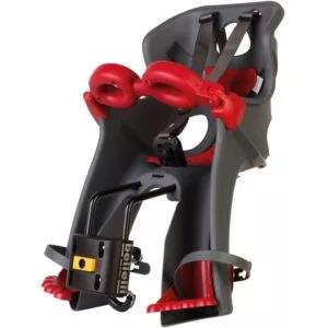Bellelli Seggiolino anteriore per bicletta bellelli freccia dark grey, portata massima 15 kg