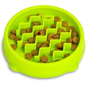 Catstages Petstages Kitty Slow Feeder - Ciotola anti ingozzamento per gatti - verde