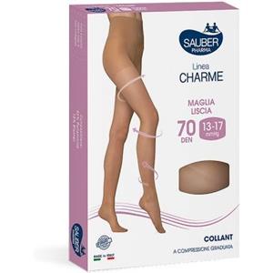 DESA PHARMA Sauber Classico Collant 70 Denari Camel Taglia 2 - Compressione Graduata e Durevolezza