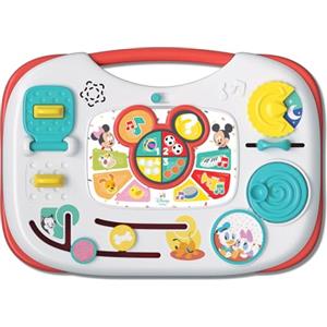 Clementoni Disney Baby - Mickey And Friends Interactive Pad, Gioco Prima Infanzia Interattivo 12+ Mesi, con attività Elettroniche e Meccaniche per Scoprire Numeri, Animali e Musica, 17890