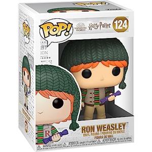 Funko Pop! Harry Potter Holiday - Figura in Vinile di Ron Weasley e Hermione Granger - 9 cm, Oggetto da Collezione per Bambini e Adulti