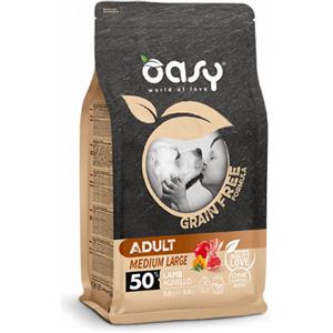Oasy Crocchette Grain Free Adult Medium/Large all'Agnello - 12 Kg