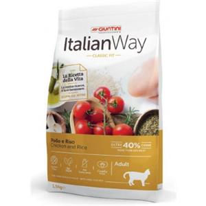 ItalianWay Pollo e Riso - Alimento Secco Completo per Gatti, Sacco da 8 kg, Oltre il 40% di Pollo e Tacchino, Gluten Free