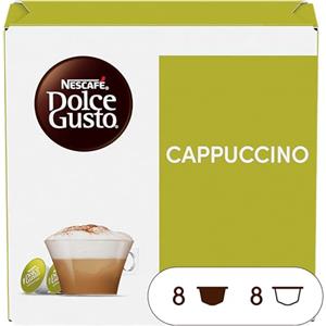 Nescafe NESCAFÉ DOLCE GUSTO Cappuccino, 16 Capsule Compatibili Nescafé Dolce Gusto