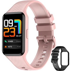 Baolubao Smartwatch, 1,47 Smartwatch Uomo Donna, Orologio Intelligente Uomo, SpO2/Sonno/Contapassi/new smartwatch2, Design Sottile, Activity Tracker Android iOS, Smart Watch Impermeabile IP68 (2 Cinturini)
