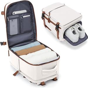 BJLFS Zaino da Viaggio Ryanair 40x30x20 Wizzair Bagaglio a mano 40x20x25 Ryanair Borse da Cabina per Easyjet 45x36x20 con compressione sottovuoto,Zaino Casual per Laptop