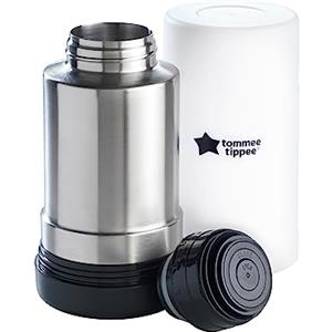 Tommee Tippee Scaldabiberon da Viaggio, Ideale per Viaggi, Isolamento Termico, Borraccia in Acciaio inox con Tappo a Prova di Perdite