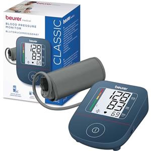 Beurer BM 25 misuratore di pressione da braccio, funzionamento semplice con un pulsante, misurazione precisa, rilevamento aritmie, porta USB-C, polsino 22-42 cm, trasferimento dati a Apple Health