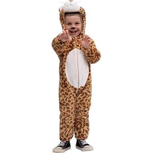 Rubie's Rubies Costume Leopardo per bambino e bambina, Tuta con cappuccio e coda, Ufficiale Rubies per Carnevale, Halloween, Feste e Natale