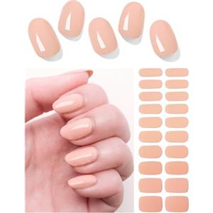 Wahrshei Unghie Gel Adesive UV | Bude Smalto Adesivo Gel UV | 20 PCS Pellicola per Unghie Autoadesiva | Adesivi per unghie in gel, Impacchi di Smalto Gel per Unghie