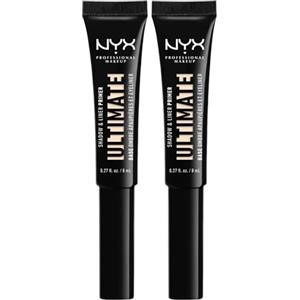 NYX Professional Makeup Primer Occhi Ultimate Shadow & Liner Tonalità 02 Medium Prolunga Durata Ombretti e Eyeliner Lunga Tenuta Formula Vegana Cremosa con vitamina E - 2 Primer Occhi da 8ml