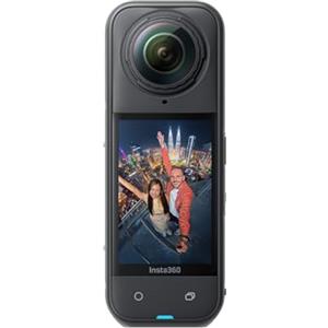Insta360 X5 -Camera Impermeabile 8K 360º, Superba in Bassa Luce, Selfie Stick Invisibile, Obiettivi Sostituibili, Autonomia 3 ore, Cover Antivento, Stabilizzazione, Design con triplo Chip IA