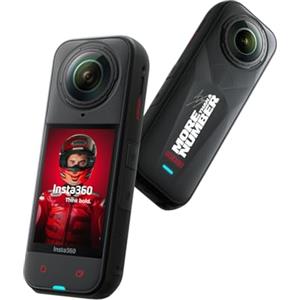 Insta360 X5 Edizione Campionato 2025 - Action cam impermeabile 360° 8K, superba con scarsa luminosità, selfie stick invisibile, lenti sostituibili, autonomia 205 min, cover antivento, stabilizzazione