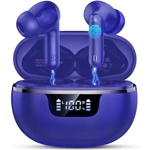 Donerton 2026 Cuffie Bluetooth 5.4, Auricolari Bluetooth Stereo HiFi, 48 Ore Cuffiette In Ear con 4 ENC Cancellazione Rumore Mics, IP7 Impermeabili Cuffie Senza Fili per iOS/Android, Cuffiette Touch Control