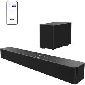ULTIMEA 2.1Ch Soundbar con Subwoofer Wireless, VoiceMX e BassMX, App Controllo, 240W Potenza di Picco Soundbar per Smart TV, Bassi Regolabili, HDMI, Ottico, Bluetooth 6.0, Poseidon M30 (Modello 2026)