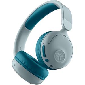 JLab JBuddies Pop Cuffie Wireless Bluetooth per Bambini e Bambina - 48h Autonomia, Volume Sicuro 85/95dB, Pieghevoli con Modalità Cablata e Condivisione, Verde Acqua