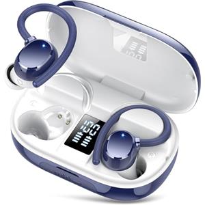 sprtoybat Cuffie Bluetooth Sport, 2026 Auricolari Bluetooth 5.3 con 4 ENC Cancellazione Rumore Microfono, 128 Ore Cuffie Wireless con Stereo Hi-Fi, Impermeabile IP7 Cuffiette, USB-C Cuffie In-Ear Running