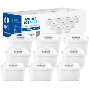 GOLDEN ICEPURE Filtro per bollitore Compatibile Con Brita Maxtra+, Maxtra Plus, Mavea, Anna Duomax, 9 pezzi