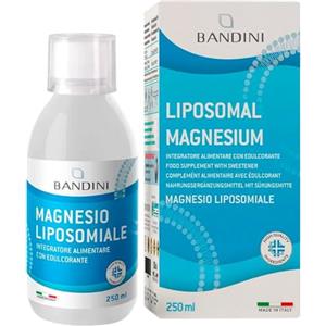 Bandini® Magnesio Liposomiale 250ml | Magnesio Pidolato Liposomiale ad Alto Dosaggio e Biodisponibilità | Contro Stanchezza e Affaticamento | Vegan, Senza OGM | Alternativa a capsule e polvere