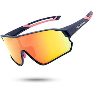 ROCKBROS Occhiali da Sole Polarizzati, Occhiali Sportivi UV400, Multifunzionali, Diversi Modelli per Ciclismo Bici Corsa, MTB, Pesca Golf Sport, Uomo Donna