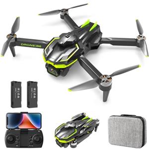 HURSVIE Drone con Telecamera HD 1080P Pieghevole Drone con Motore Brushless, RC Quadcopter Telecomandati Droni per Principianti e Bambini/Adulti, Giocattoli Regalo per Ragazzo e Uomo