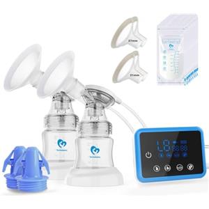 Bellababy Tiralatte Elettrico,Bellababy Tiralatte con Touchscreen Sensibile, Modalità Multiple e Livelli di Aspirazione, Portatile, Vieni con flangia da 24mm B1