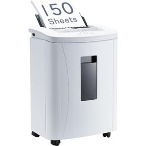 Fonirvanic Tritacarte Distruggi Documenti Ufficio: 150 Fogli Capacità 25L Basso Rumore <60dB Protezione Sicuro e Silenzioso Surriscaldamento Carta Carta Credito Casa Scuola Cliniche Studi Legali
