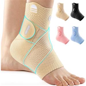 ZOELION Fascia Per Caviglia Con Fascia Unica, Tessuto Dell'Aria Lavorato A Maglia 3D, Per Fascite Plantare, Tendine D'Achille, Fascia Regolabile Per Alleviare Il Dolore, S