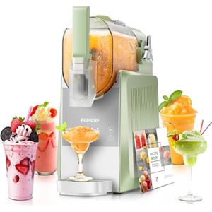 FOHERE Macchina per Granita, 5 programmi preimpostati, macchina per granite domestiche da 2,6 litri con autopulizia, per Granite, Cocktail, Frappé, Milkshake e Succhi, Senza Bisogno di Ghiaccio