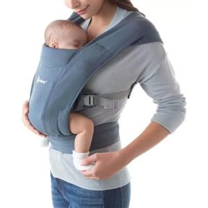 Ergobaby Embrace Marsupio Neonato Morbido e Compatto da 3,2 a 11,3 kg - Oxford Blue