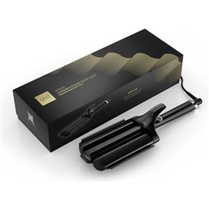 ghd Wave Triple Barrel Waver in Nero - Per Onde Morbide e Naturali Effetto Beach Waves Che Durano Tutto il Giorno - Per Tutti i Tipi di Capelli - (Spina EU)