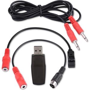 equlup Cavo simulatore RC 22 in 1, simulatore di volo USB per aereo RC con cavi Set di dispositivi di addestramento per modello di volo per Realflight G7/ G6/ G5 Phoenix 4 E2HG