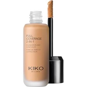 KIKO Milano Full Coverage 2 In 1 Foundation & Concealer Wb80, Fondotinta E Correttore 2 In 1, Elevata Coprenza