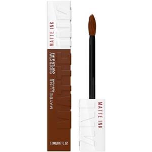 Maybelline New York Rossetto Super Stay Matte Ink, liquido opaco e duraturo, n. 520 Champion, 5 ml