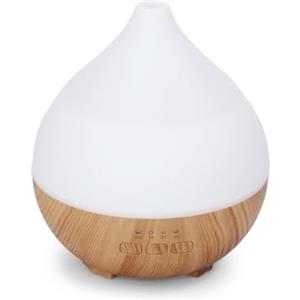 flintronic Diffusore di Oli Essenziali, 100ml Ultrasuoni Diffusore di Aromi Umidificatore Ambiente, Con LED a 7 colori, per Camera da Letto, SPA, Ufficio, Neonato