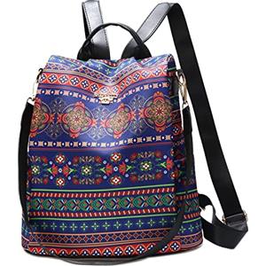 shepretty Zaino antifurto impermeabile per donna Viaggio, 8888R, M, Oxford