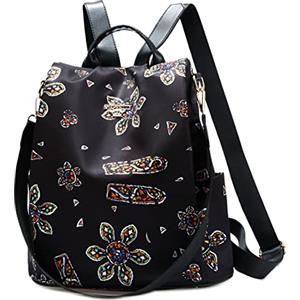 shepretty Zaino Donna antifurto Borsa Tracolla Zainetto Viaggio,8864-1