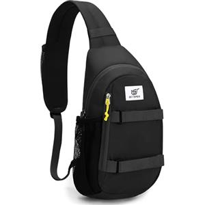 SKYSPER Borsello Uomo Tracolla, Zaino Monospalla con Antifurto RFID, Zaino Monospalla Uomo per Viaggio Escursionismo Ciclismo