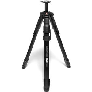 Manfrotto ONE Photo, Treppiede Professionale in Alluminio, Portata 12kg, Colonna Orizzontale 90°, Gambe XTEND a Apertura Rapida, Piedi Modulari (Gomma/Spikes), per Fotocamere DSLR e Mirrorless