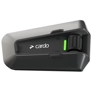 Cardo PackTalk Edge JBL Interfono da Moto Singolo Bluetooth 5.2, Impermeabile, Distanza 1.6 km