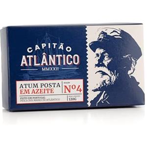 Quinta de Jugais Bistecche di tonno in olio d'oliva - Scatola da 120 g | Filetti di tonno catturati allo stato selvatico | Ricco di proteine e omega-3 | Pronto da mangiare | Pesce in scatola in stile mediterraneo