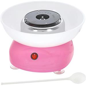Cepewa Macchina per zucchero filato | rosa bianco 27 x 16 cm plastica | Cotton Candy annuale | Utensile da cucina per zucchero