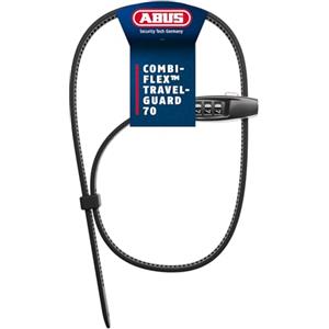 ABUS Lucchetto a cavo Combiflex TravelGuard 70 - lucchetto con combinazione flessibile e leggero per bagagli, caschi, passeggini o sci - lunghezza di chiusura 72 cm - inossidabile