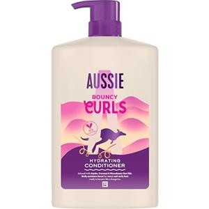 Aussie Bouncy Curls Balsamo Ricci Idratante 1000ml, Boost di Idratazione Quotidiana per Capelli Mossi e Ricci, Con Oli di Jojoba, Cocco e Macadamia, Non Appesantisce, Vegano e Cruelty-Free