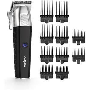BaByliss E812E Tagliacapelli Lithium Power, Cordless senza filo, ricarica rapida, batteria al litio, lame in acciaio inox giapponese